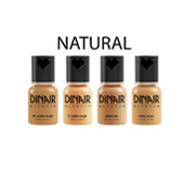 Natural Glamour Foundation Collection - Medium .27 fl oz (Dk. Golden Beige, Lt. Golden Beige, Golden Tan, Honey Beige)